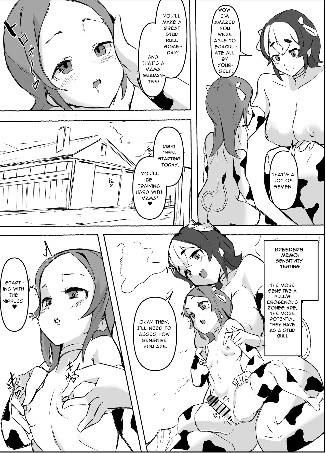 Hentai Manga Comic-Futanari Cumsuckery Ranch Tale-Read-4